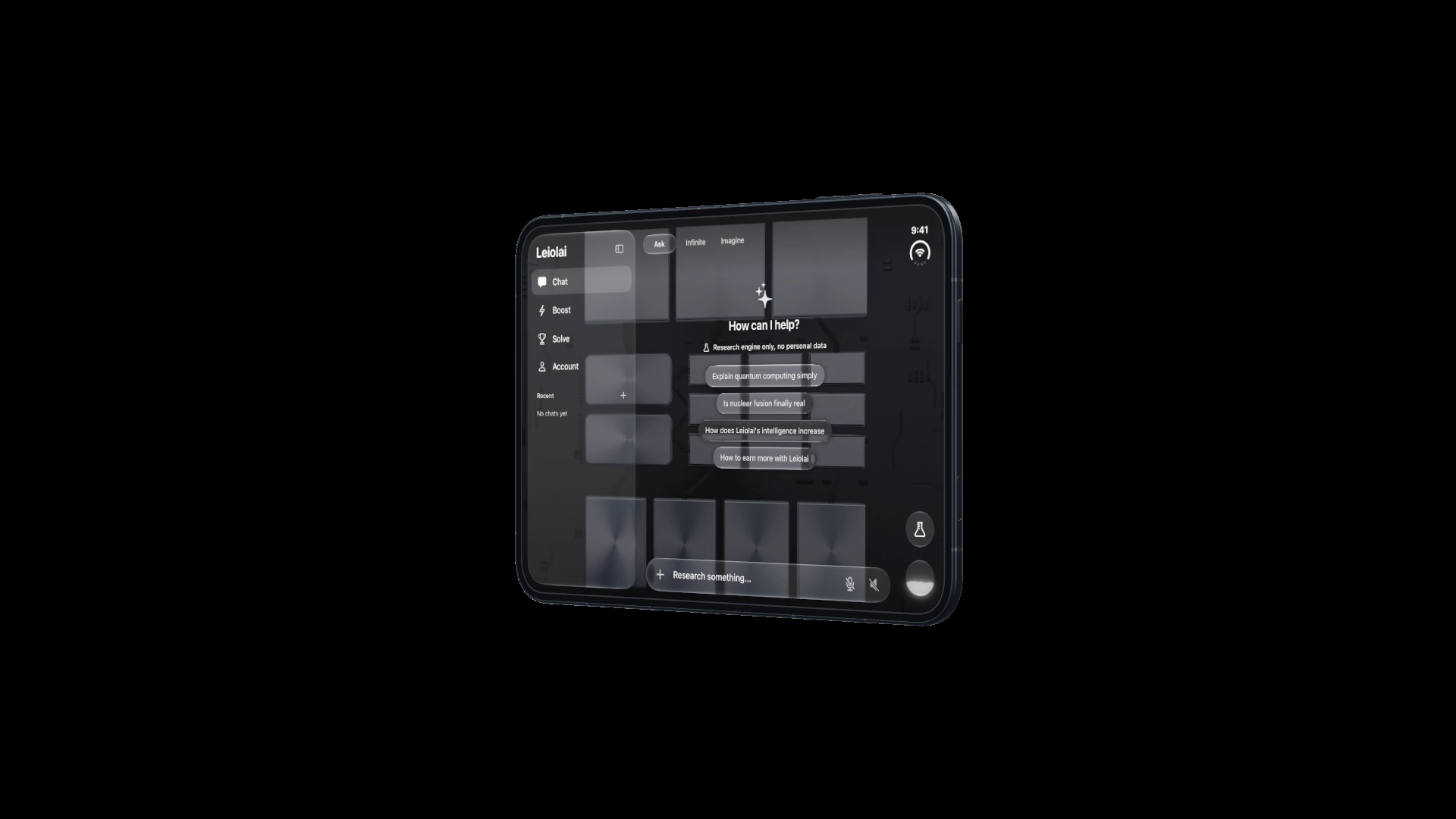Leiolai on an independently rendered iPhone Duo, fully open